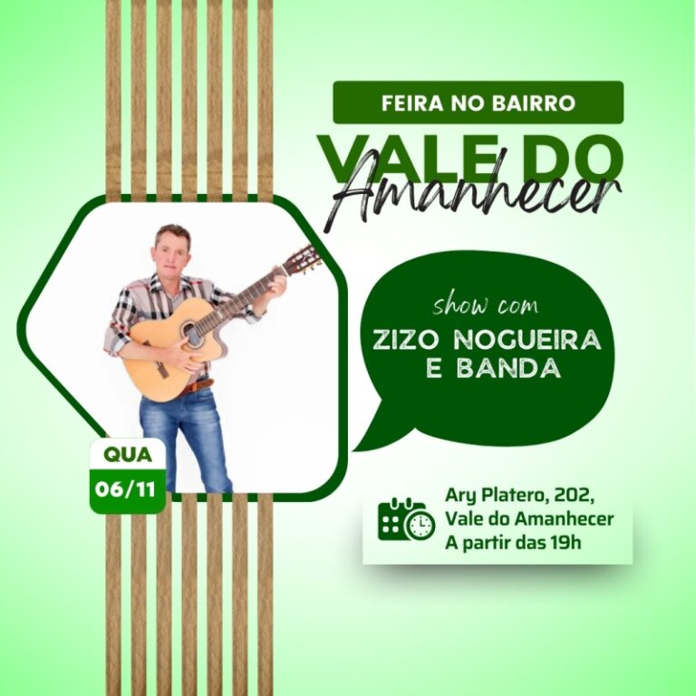 Feira no bairro Vale do Amanhecer acontece dia 06 de novembro em Costa Rica