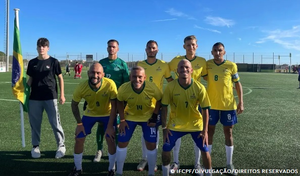 Brasil goleia pelo Mundial de futebol de paralisados cerebrais