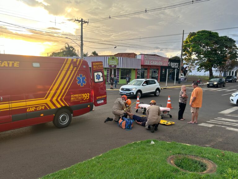 Colisão entre motos deixa duas pessoas feridas em avenida de Costa Rica