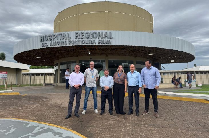 SES apresenta plano de regionalização em visita ao Hospital Regional de Coxim
