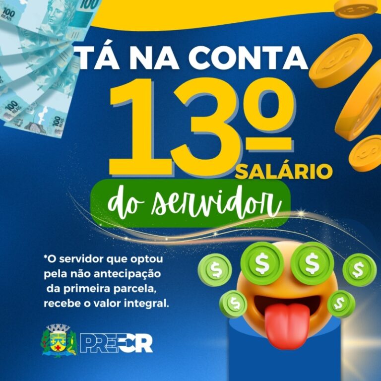 Prefeitura de Costa Rica paga R$ 1,4 milhão do 13º Salário aos servidores municipais