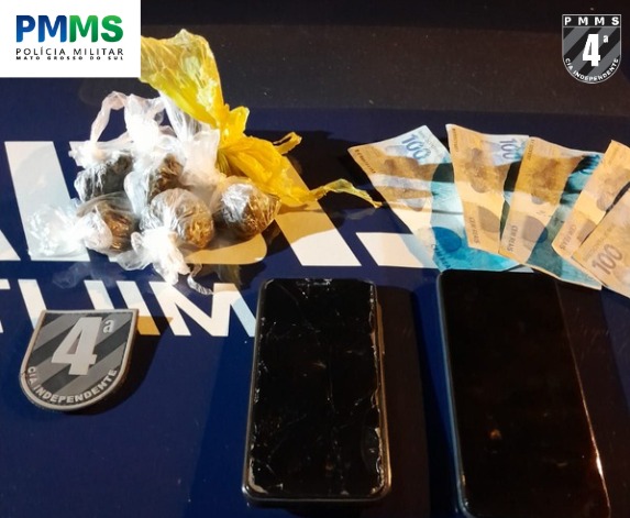 Com prisão de dois, PM avança no combate ao “trafico formiguinha” em Chapadão do Sul