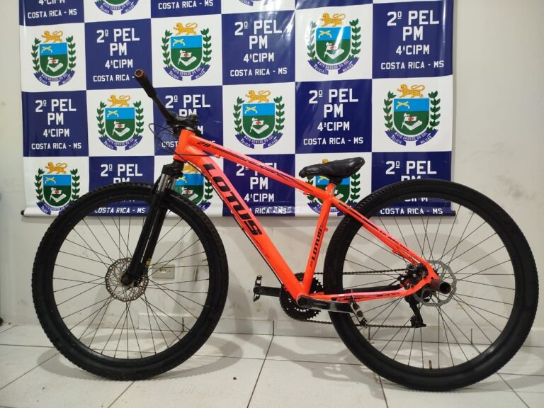 Polícia Militar de Costa Rica recupera bicicleta furtada poucas horas após o crime