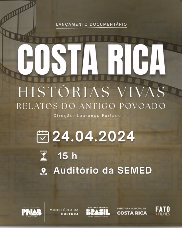 Costa Rica lança “Histórias Vivas – um olhar emocionante sobre as raízes de um Povoado” nesta quinta