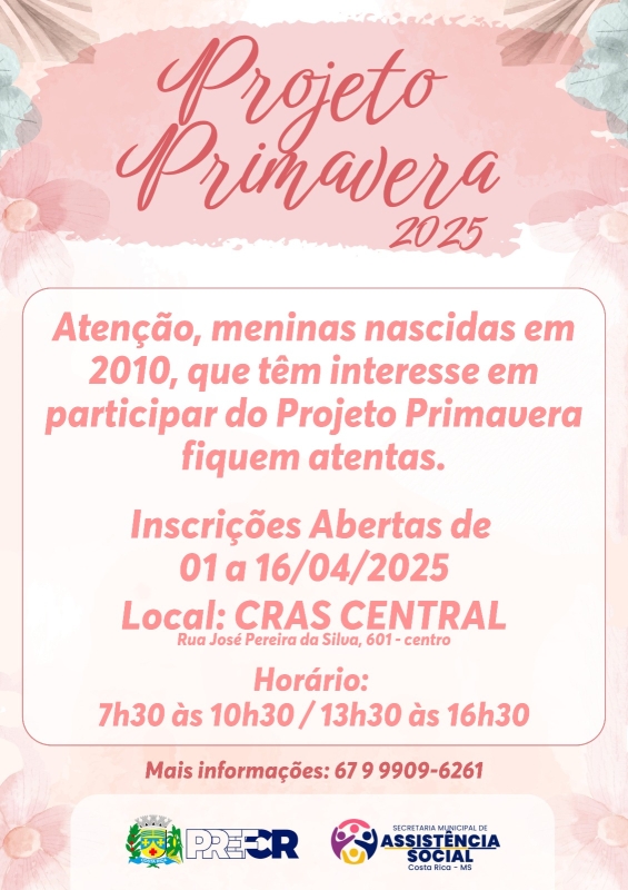 Debutantes 2025: Projeto Primavera de Costa Rica está com inscrições abertas