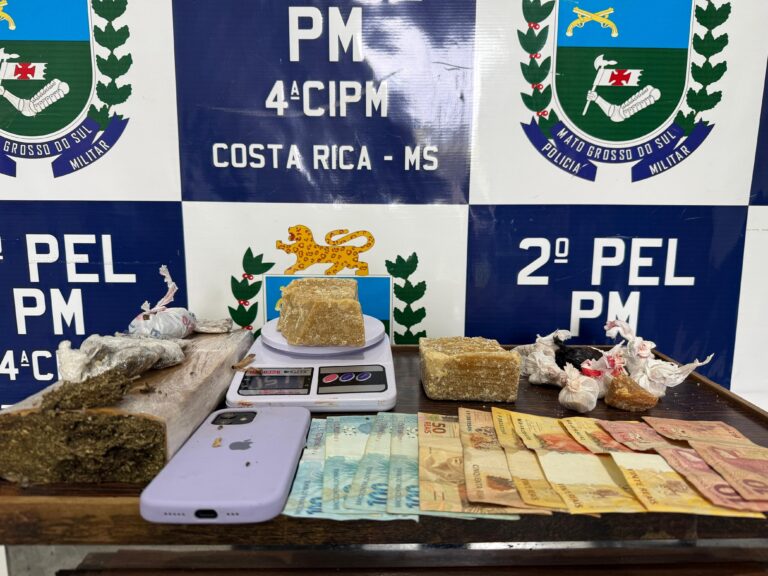 Polícia Militar de Costa Rica apreende drogas e prende mulher por tráfico e associação ao tráfico