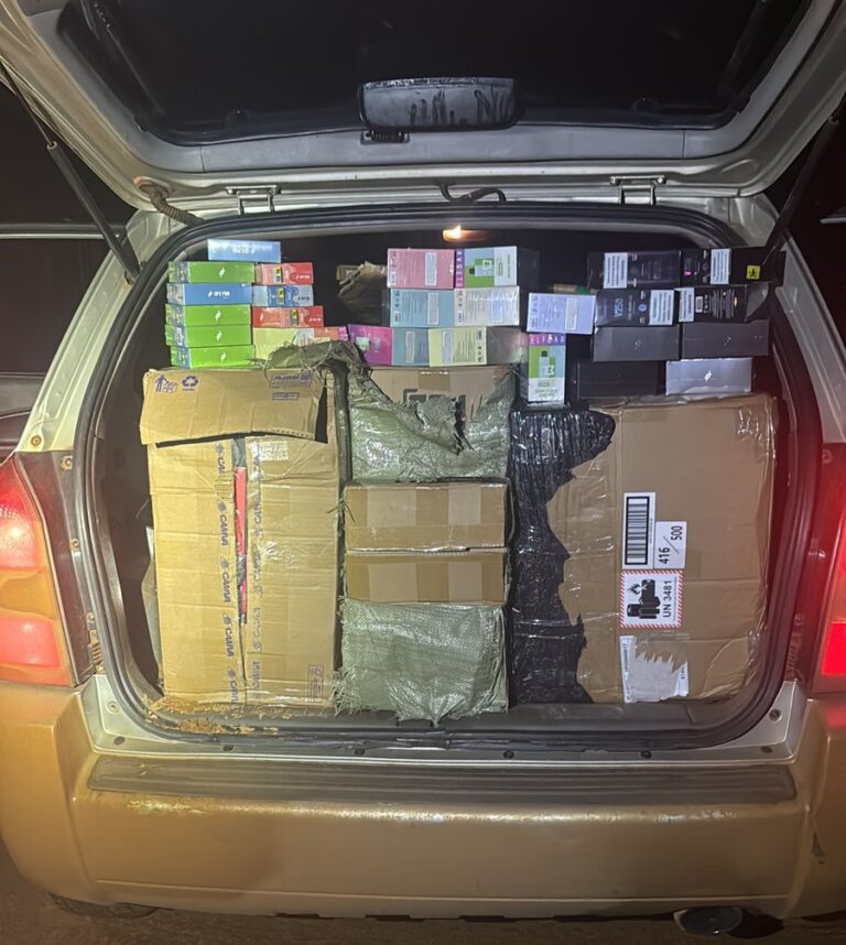 Em operação integrada, PM de Costa Rica apreende R$ 350 mil em cigarros eletrônicos contrabandeados