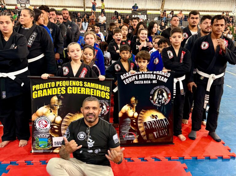 Atletas da Academia Leão Branco conquistam 18 medalhas no 1° Open de Jiu-Jitsu em Figueirão