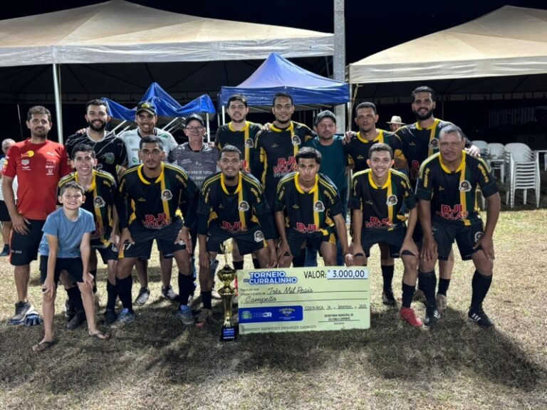 Figueirão é campeão do 4° Torneio de Futebol 7 Society no Porto Curralinho em Costa Rica
