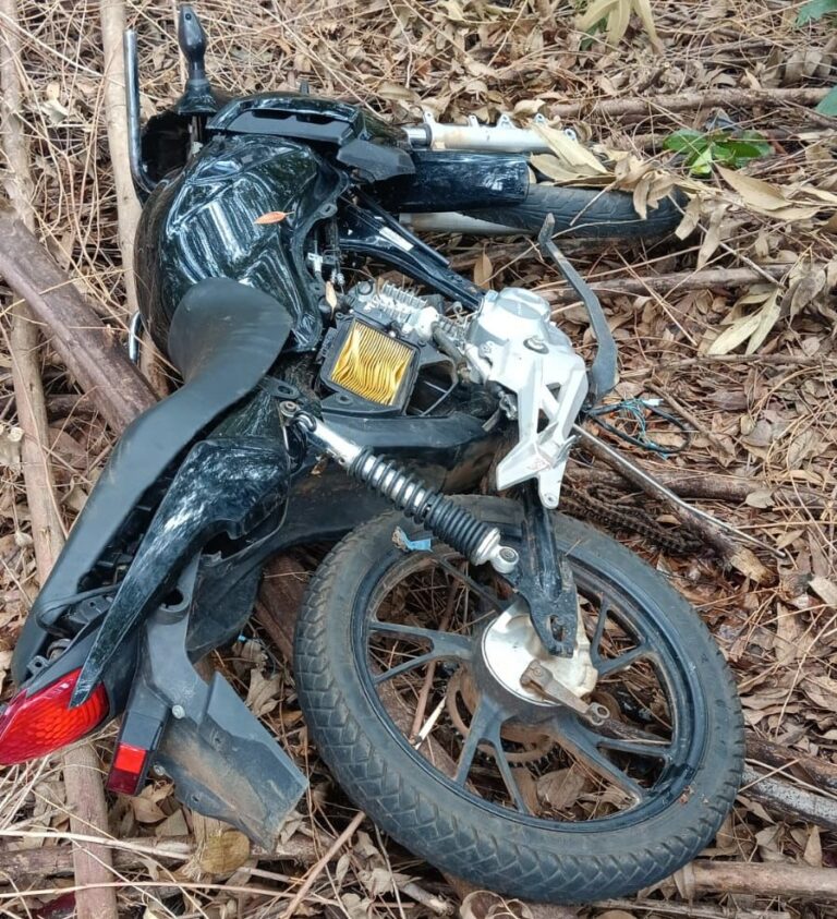 Polícia Militar recupera motocicleta furtada em Alto Araguaia na zona rural de Costa Rica