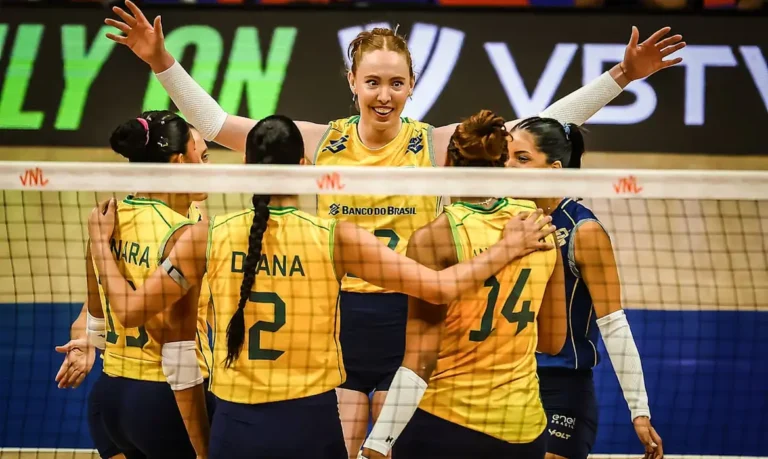 Brasil sofre, mas bate Itália por 3 sets a 2 na Liga das Nações